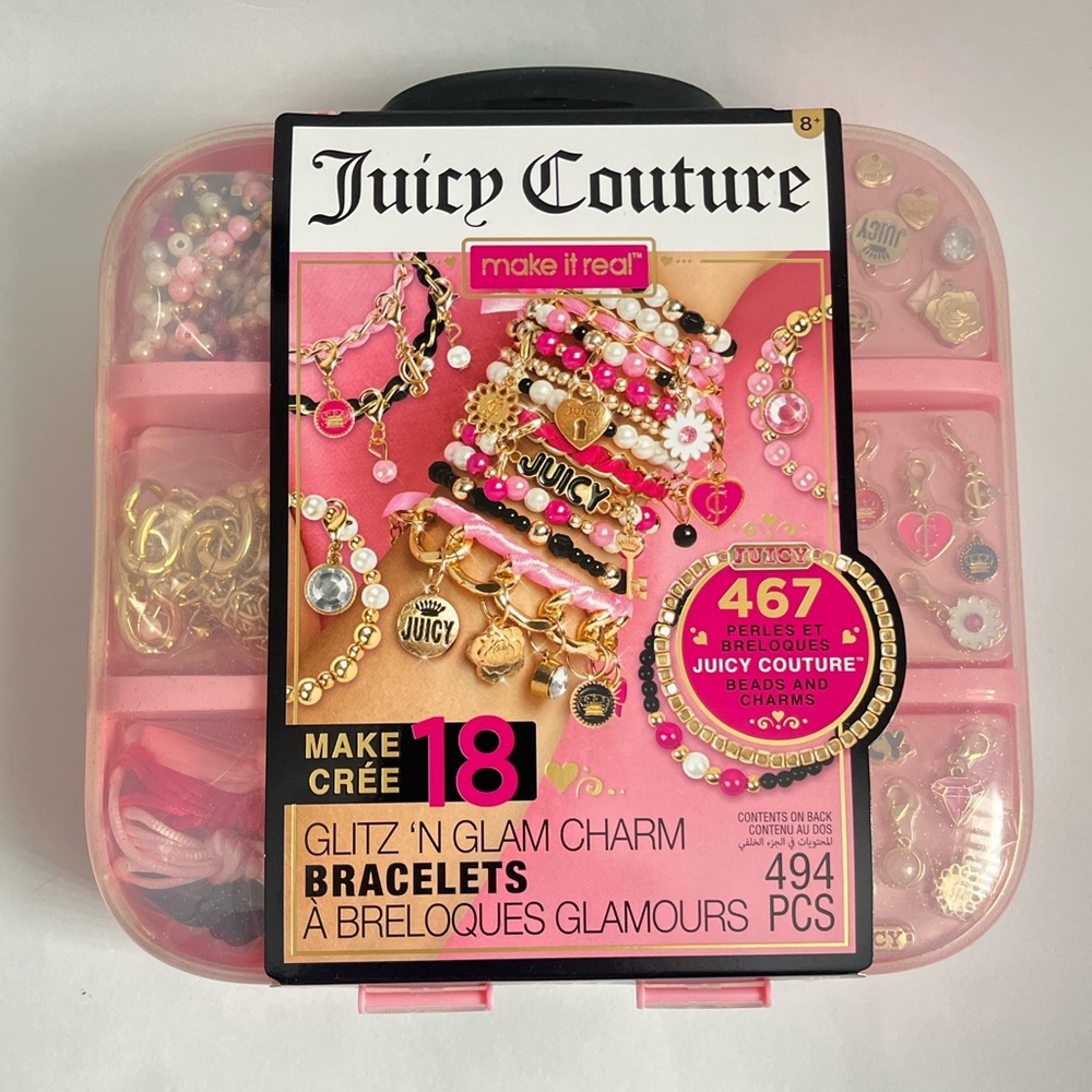 SEALED Limited Edition Juicy Couture Glitz 'N Glam Charm Bracelet Kit